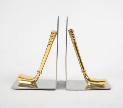 Statement Aluminium Decorative Hockey Bookends (Pair)-2