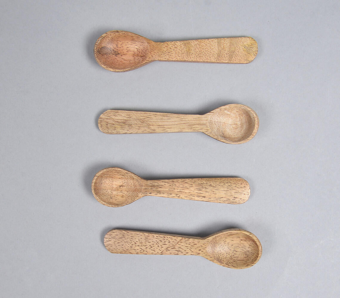 Mango Wood Classic Measuring Spoon (Set of 4)-2