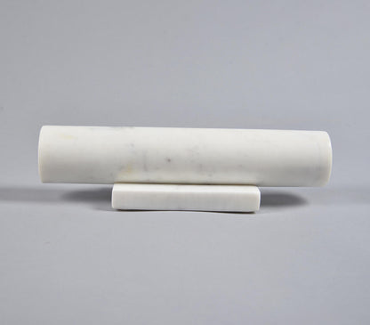 Stone Turned marble Rolling Pin with holder-1