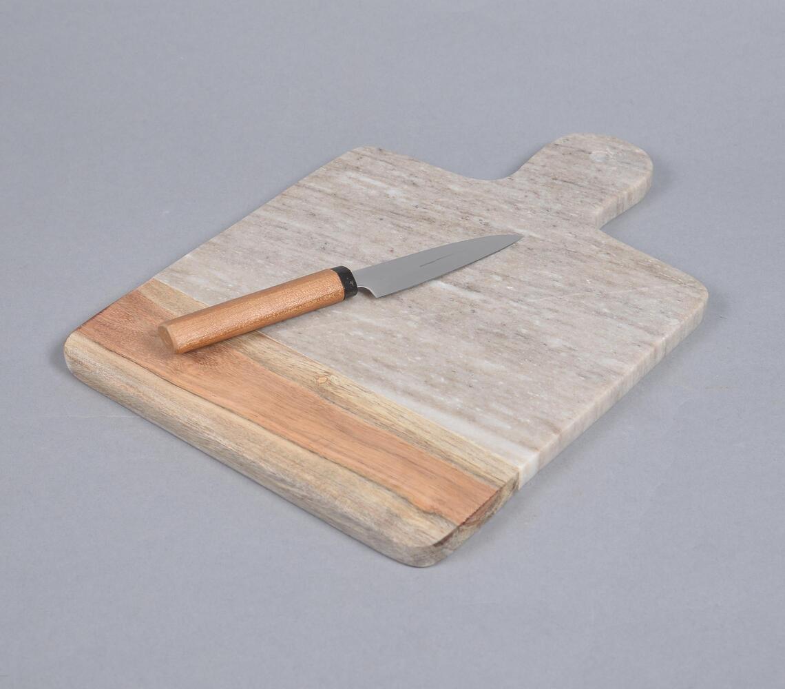 Joint Grey Stone & Wood Chopping Board-0